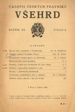 Obálka pro Vědecká osobnost Františka Weyra : (K jeho šedesátinám)