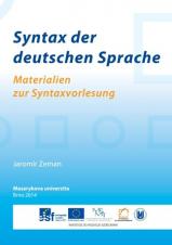 Obálka pro Syntax der deutschen Sprache. Materialien zur Syntaxvorlesung