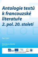 Obálka pro Antologie textů k francouzské literatuře 2. pol. 20. století