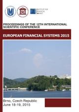 Obálka pro European Financial Systems 2015. Proceedings of the 12th International Scientific Conference