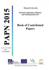 Obálka pro Potential Application of Plasma and Nanomaterials 2015. Book of Contributed Papers